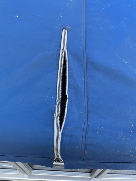 Torn Zipper - Covered Under Warranty